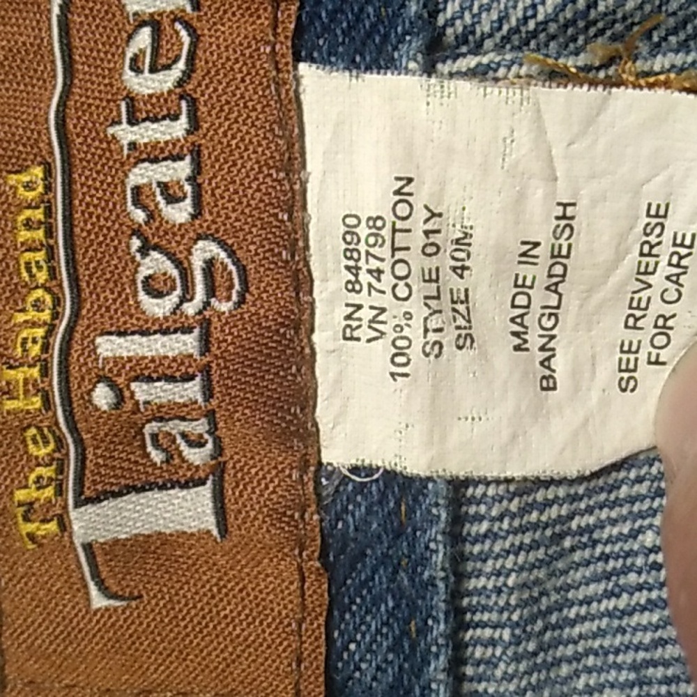 The Haband Tailgater Jeans  Fit Forever 5 Pocket  Size 40